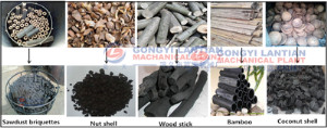 Coffee shell charcoal briquettes press machine