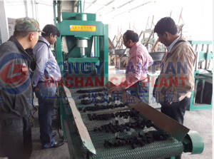 Coffee shell charcoal briquettes press machine