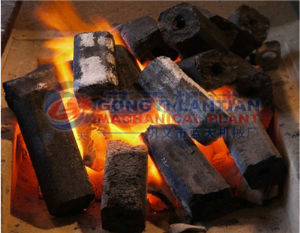 Rod charcoal briquettes machine
