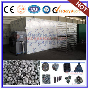 Charcoal briquettes dryer