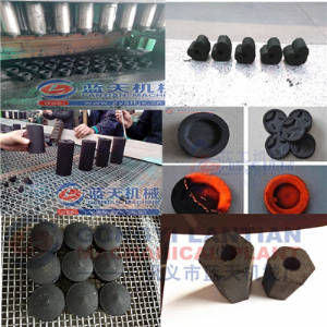 Charcoal briquettes dryer