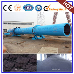 Coal peat rotary dryer
