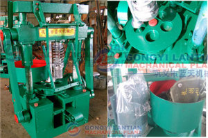 Charcoal powder briquettes machine